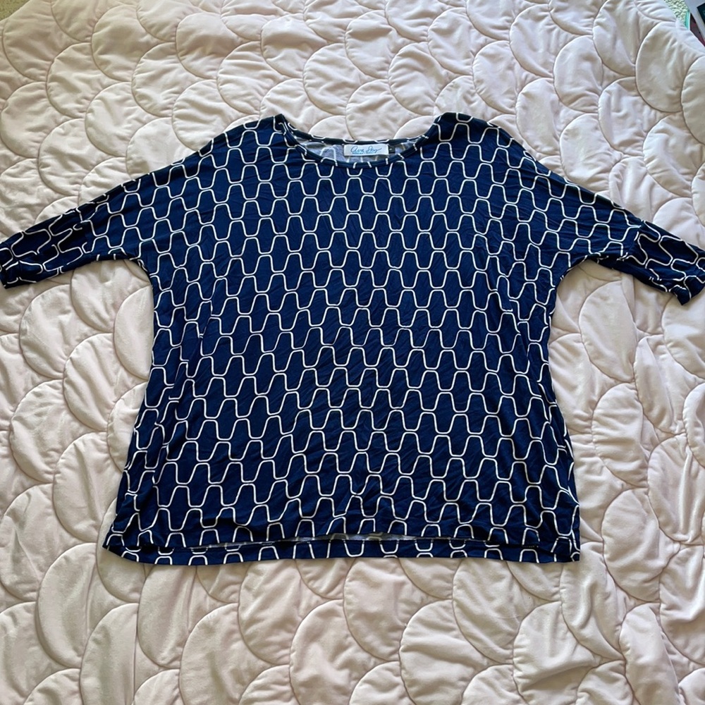 💕GUC💕Ava Sky Top Spade (Navy)